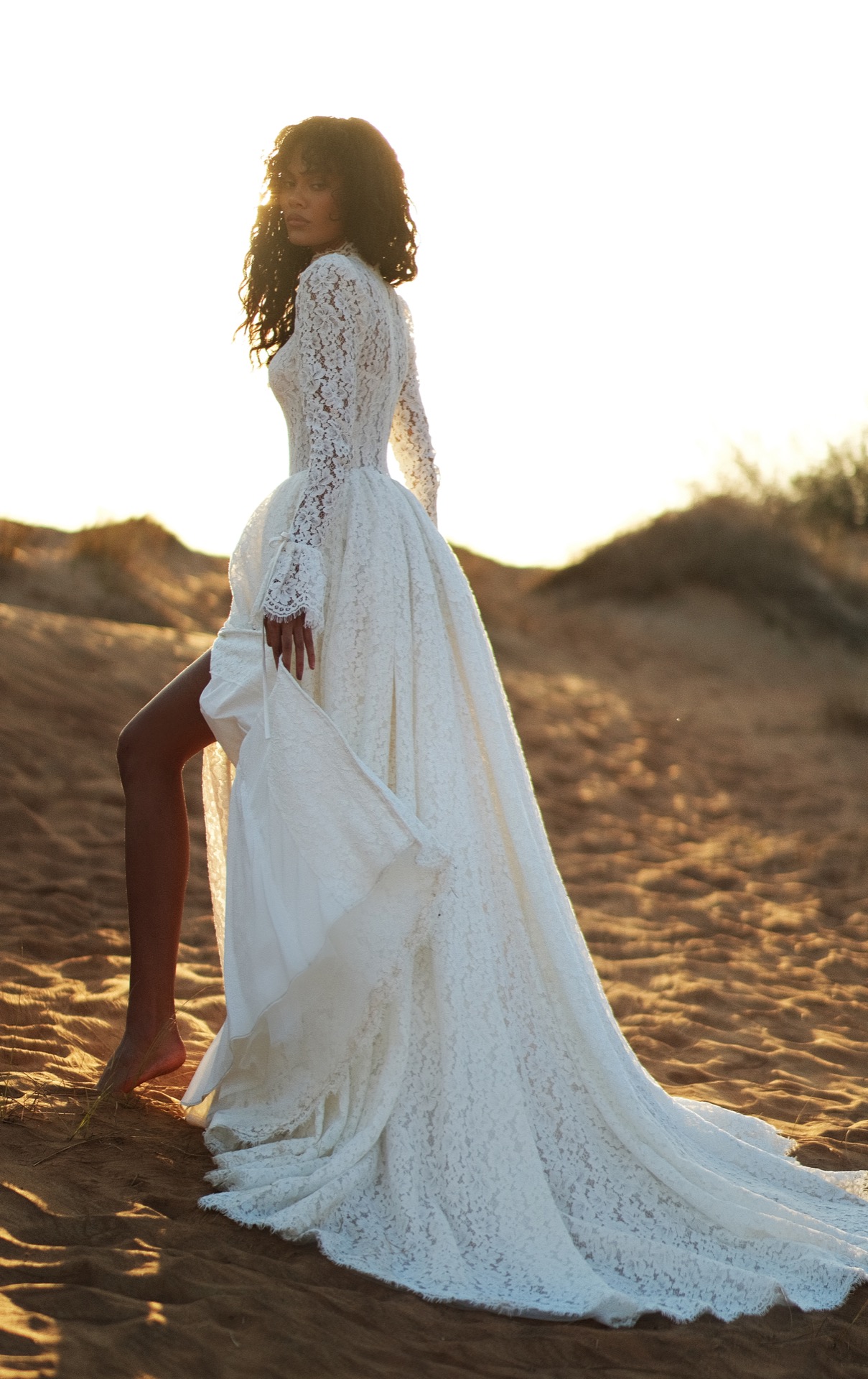 Sky wedding dress by Natalia Romanova - View 4